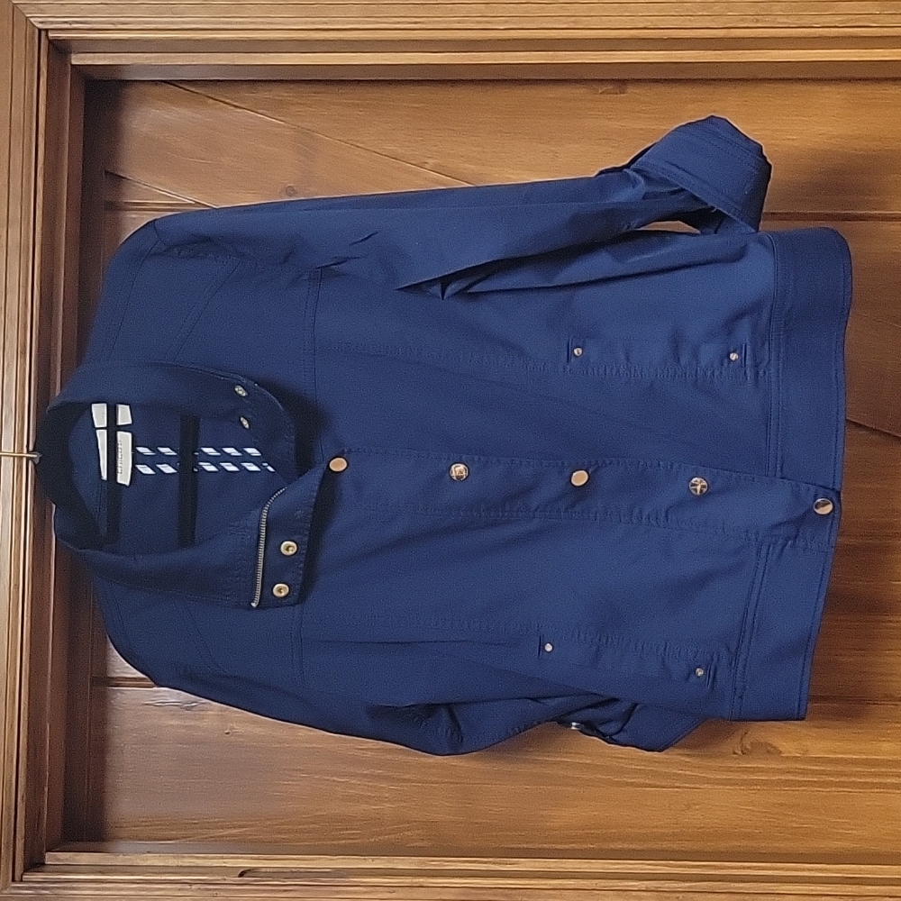 Chico's Blue Jacket Chicos size 2  Size Medium
